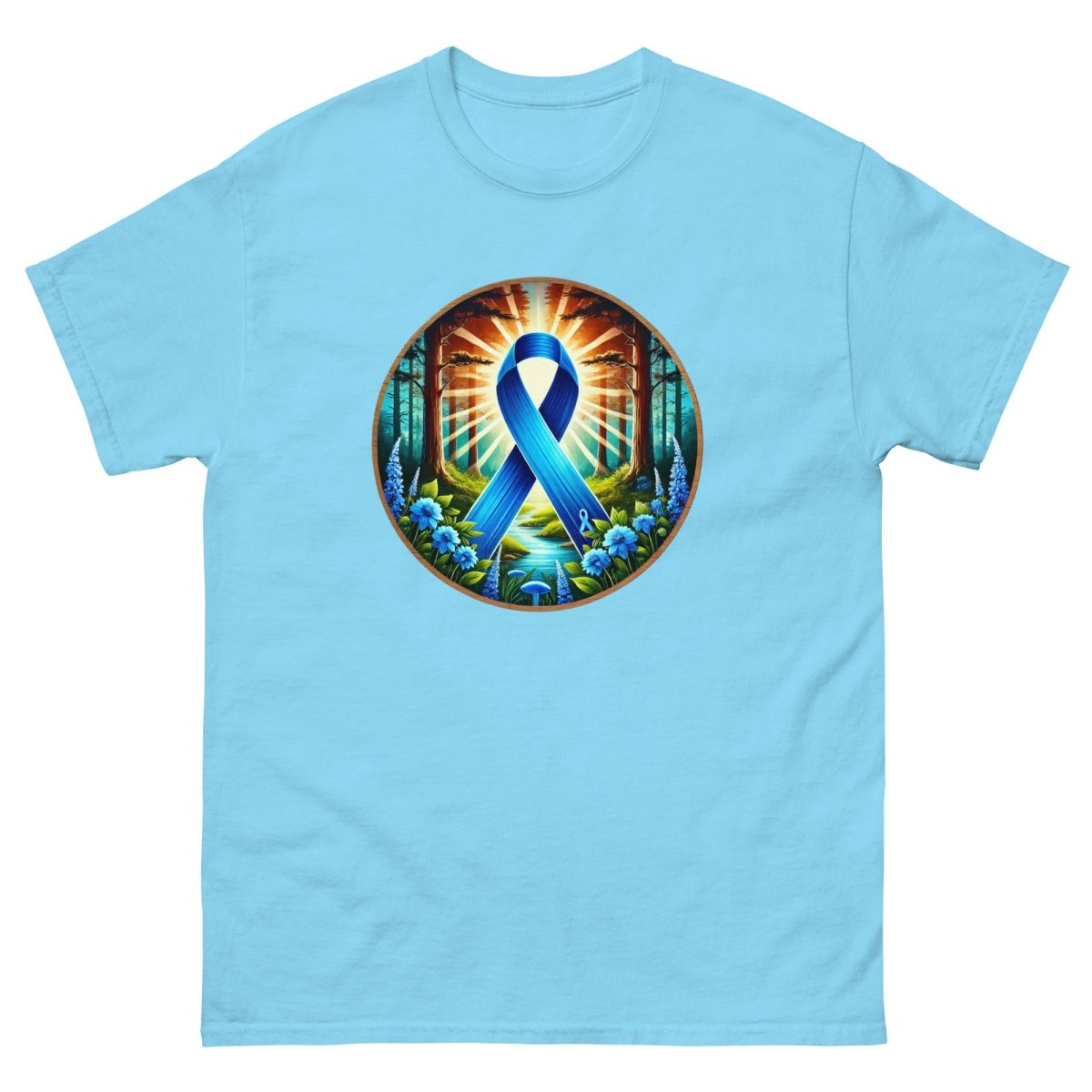 Prostate Cancer Flower Forest Tee - JohnVsGBMSkyS