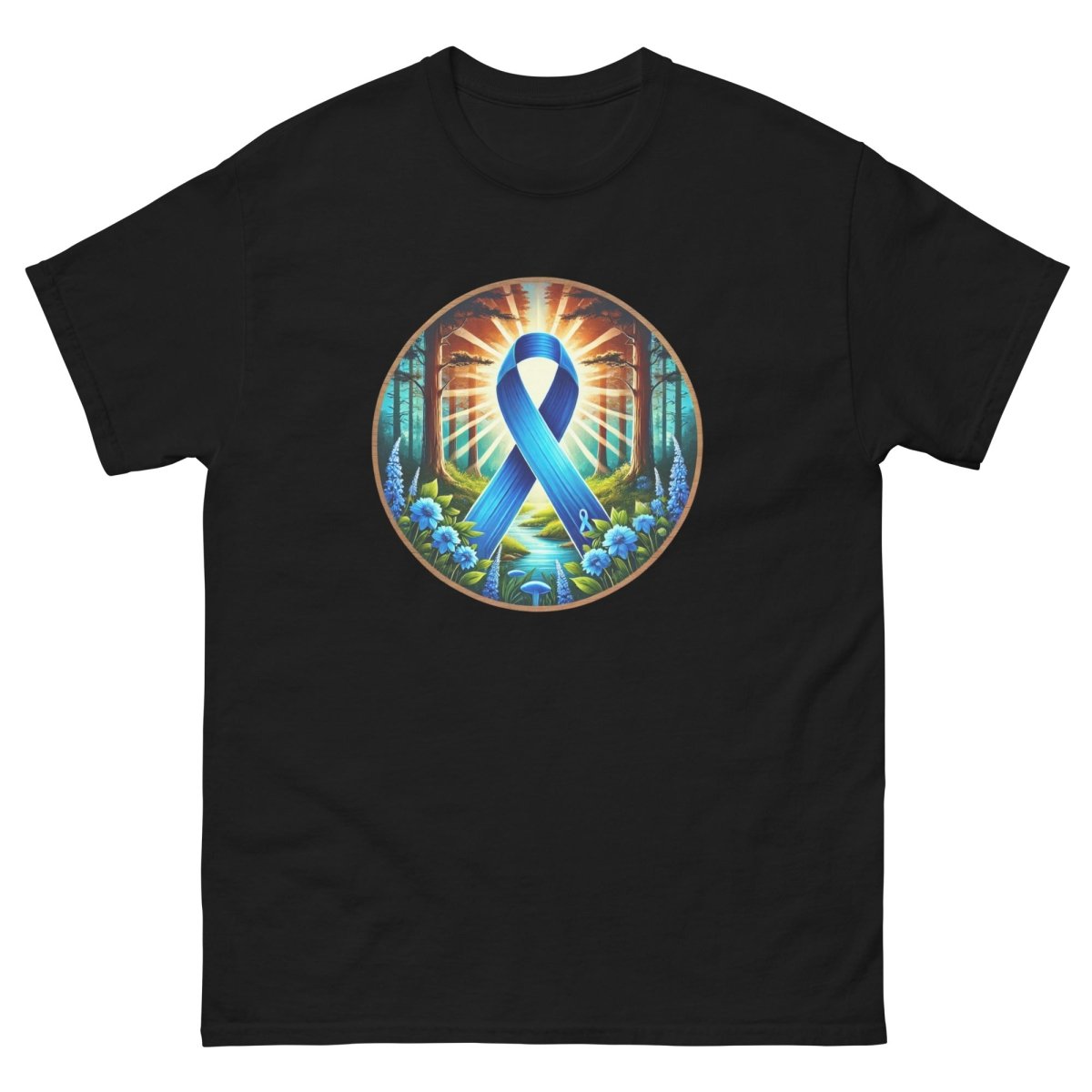 Prostate Cancer Flower Forest Tee - JohnVsGBMBlackS