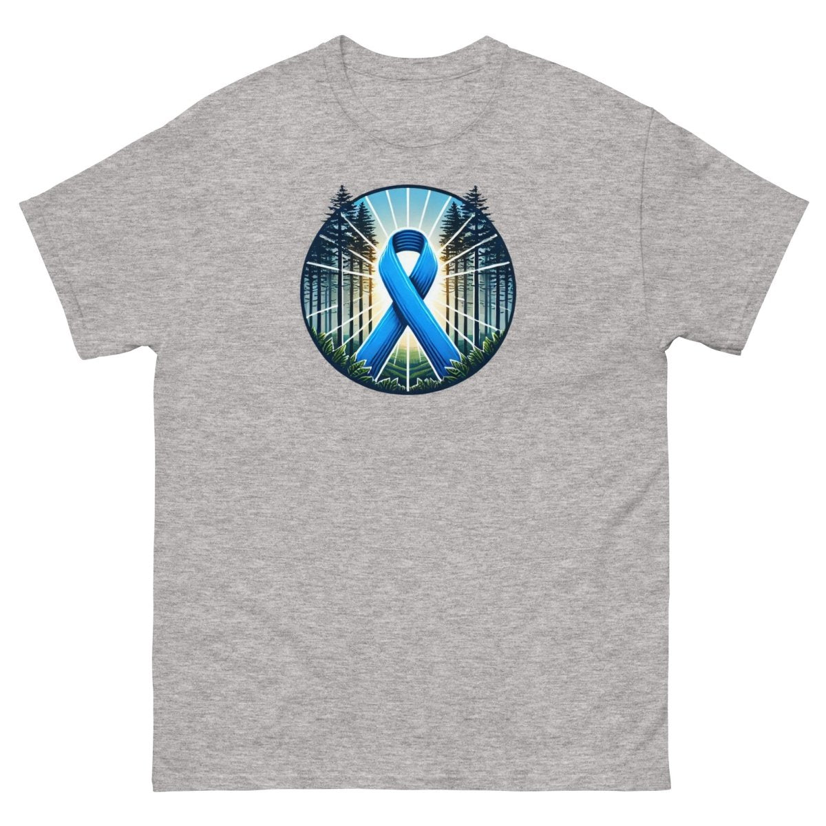 Prostate Cancer Forest Tee - JohnVsGBMSport GreyS