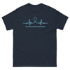 Prostate Cancer Heartbeat Tee - JohnVsGBMNavyS