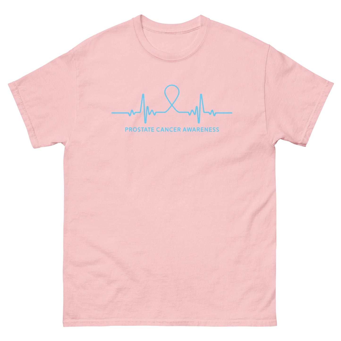 Prostate Cancer Heartbeat Tee - JohnVsGBMLight PinkS