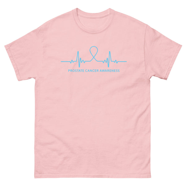 Prostate Cancer Heartbeat Tee - JohnVsGBMLight PinkS