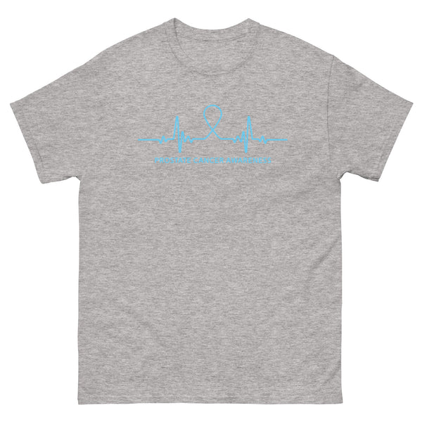 Prostate Cancer Heartbeat Tee - JohnVsGBMSport GreyS