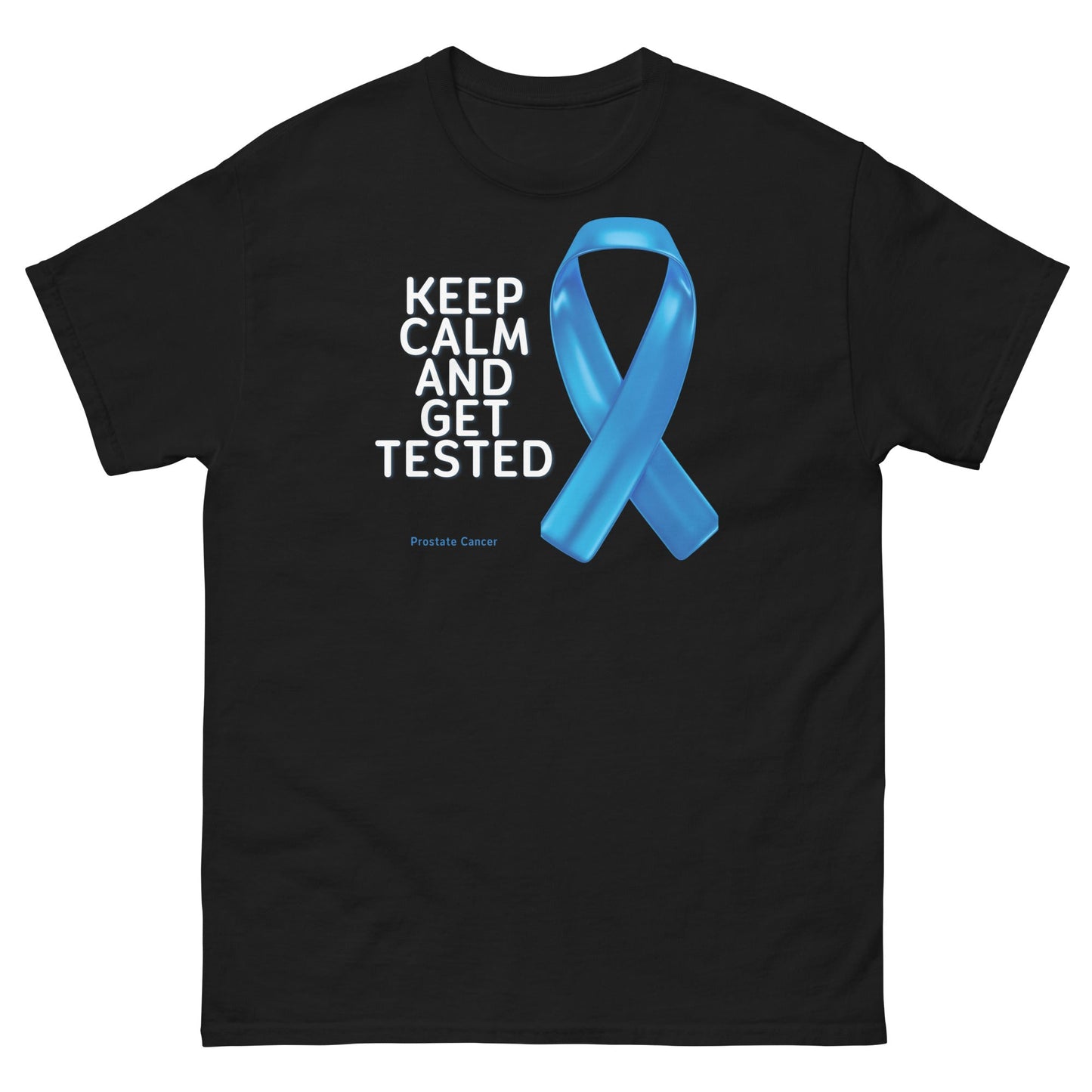 Prostate Cancer Keep Calm Tee - JohnVsGBMBlackS