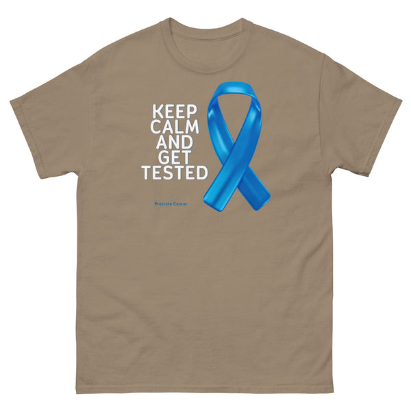 Prostate Cancer Keep Calm Tee - JohnVsGBMBrown SavanaS