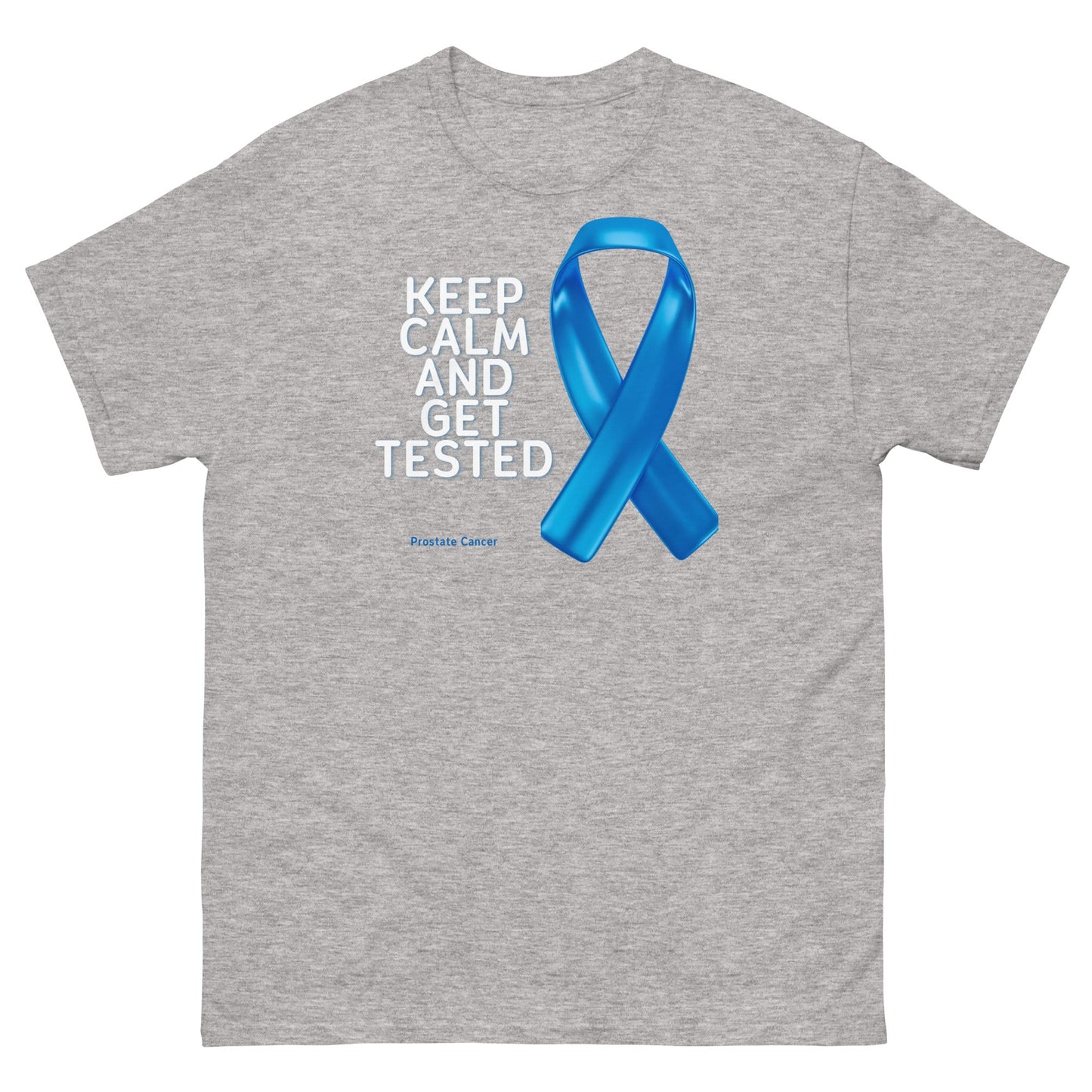 Prostate Cancer Keep Calm Tee - JohnVsGBMSport GreyS