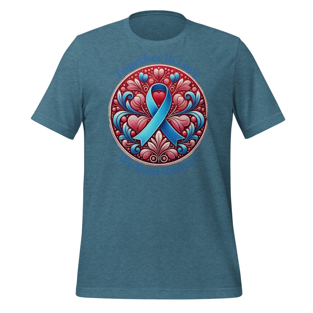 Prostate Cancer Love Tee - JohnVsGBMHeather Deep TealS