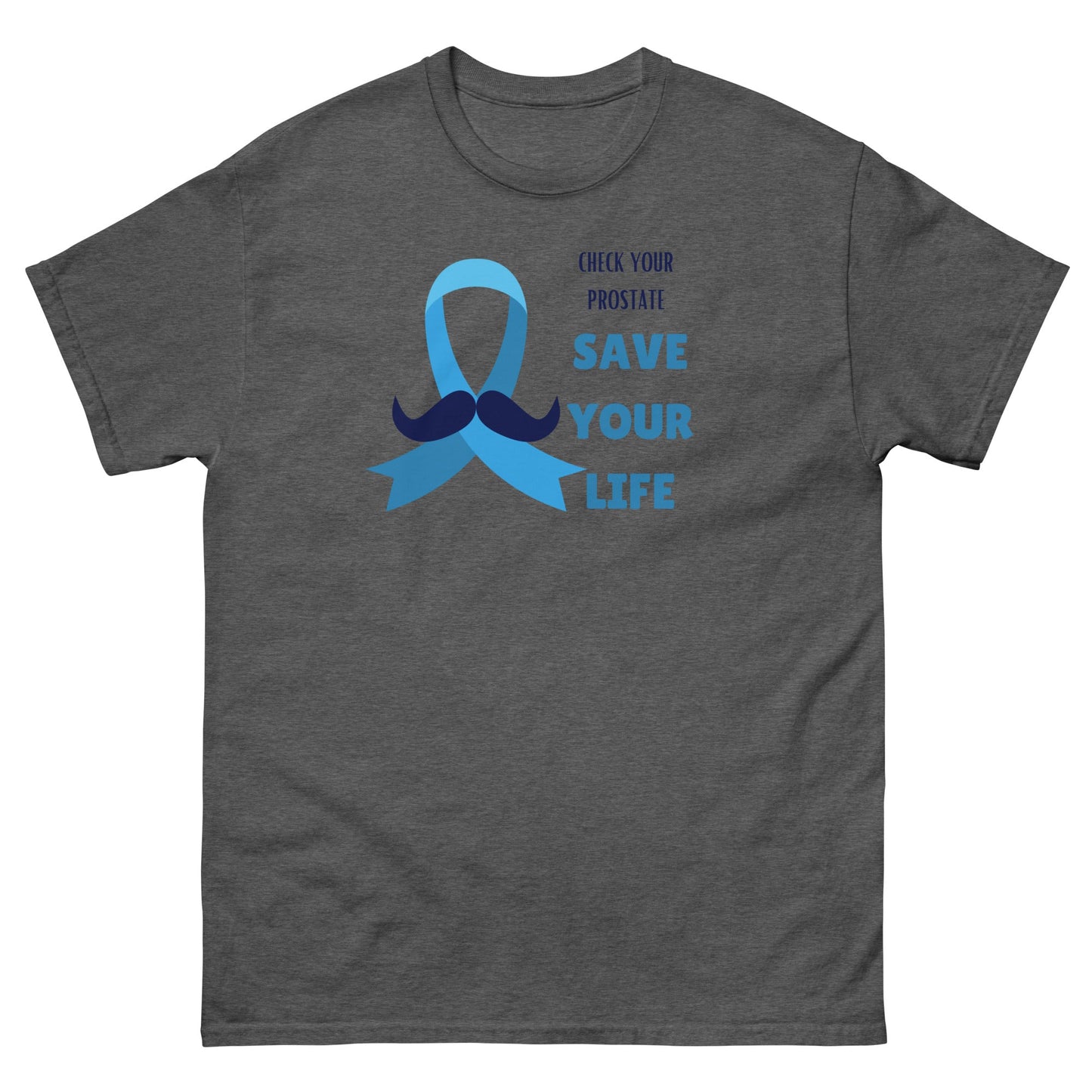 Prostate Cancer Mustache Tee - JohnVsGBMDark HeatherS