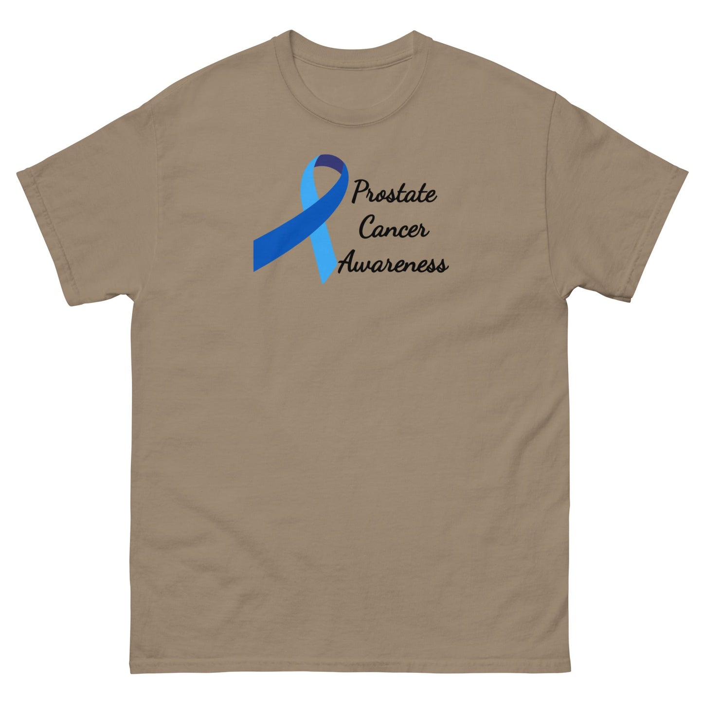 Prostate Cancer Ribbon Awareness Tee - JohnVsGBMBrown SavanaS