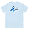 Prostate Cancer Ribbon Awareness Tee - JohnVsGBMLight BlueS