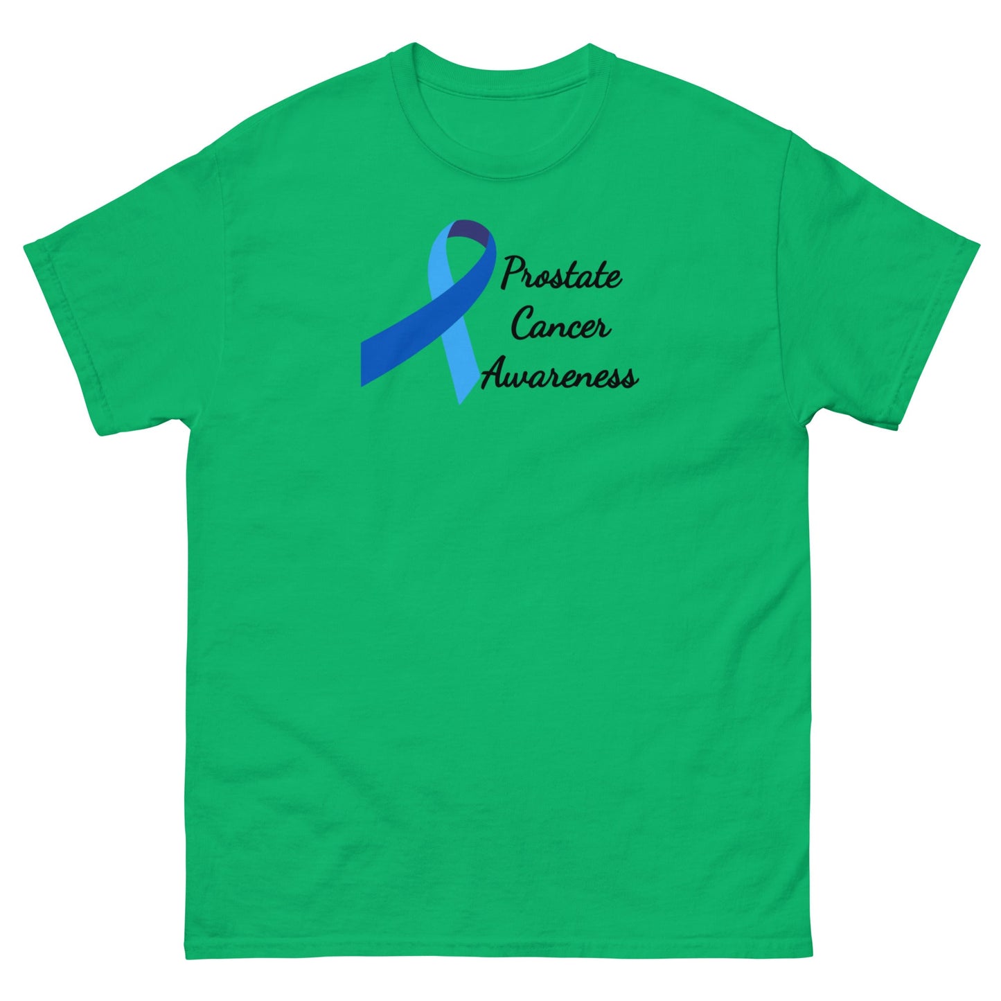 Prostate Cancer Ribbon Awareness Tee - JohnVsGBMIrish GreenS