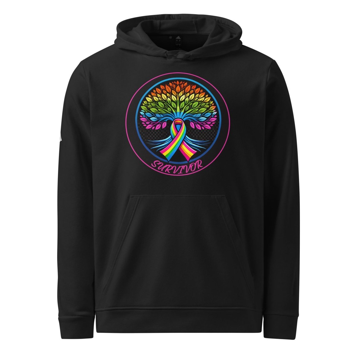 Rainbow Ribbon Tree of Life Adidas Hoodie - JohnVsGBMBlackS