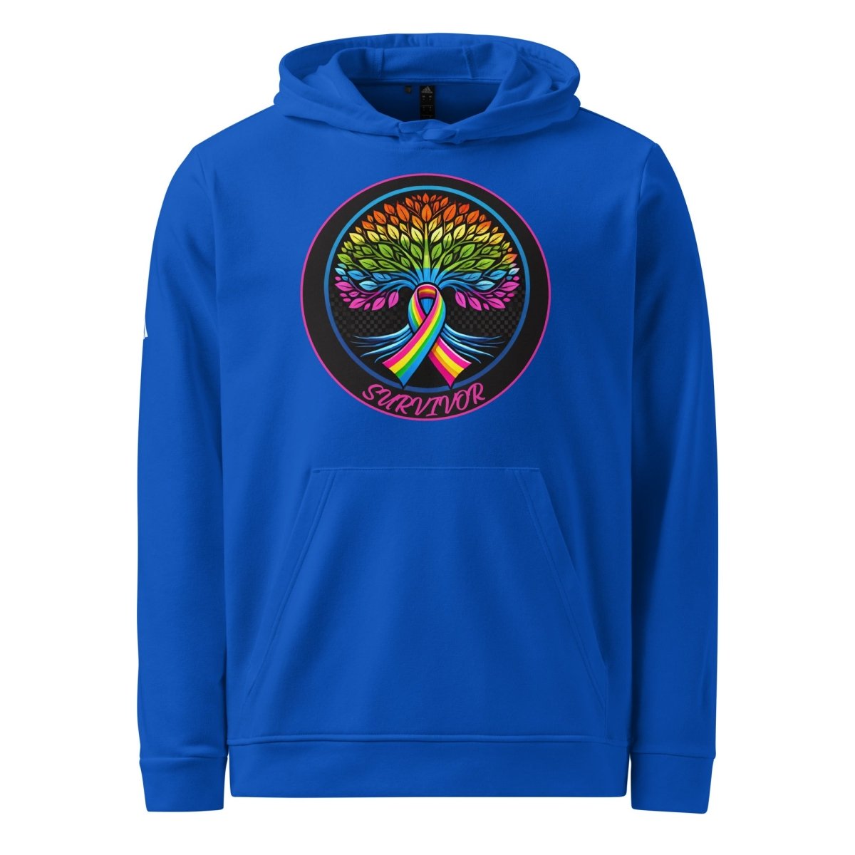 Rainbow Ribbon Tree of Life Adidas Hoodie - JohnVsGBMCollegiate RoyalS