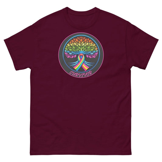 Rainbow Ribbon Tree of Life Tee - JohnVsGBMMaroonS