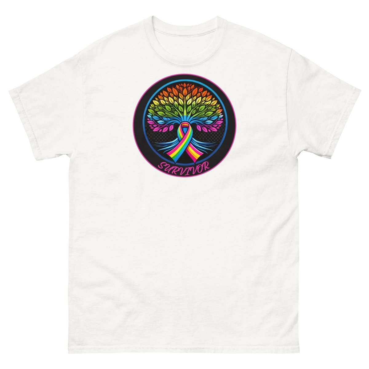 Rainbow Ribbon Tree of Life Tee - JohnVsGBMWhiteS