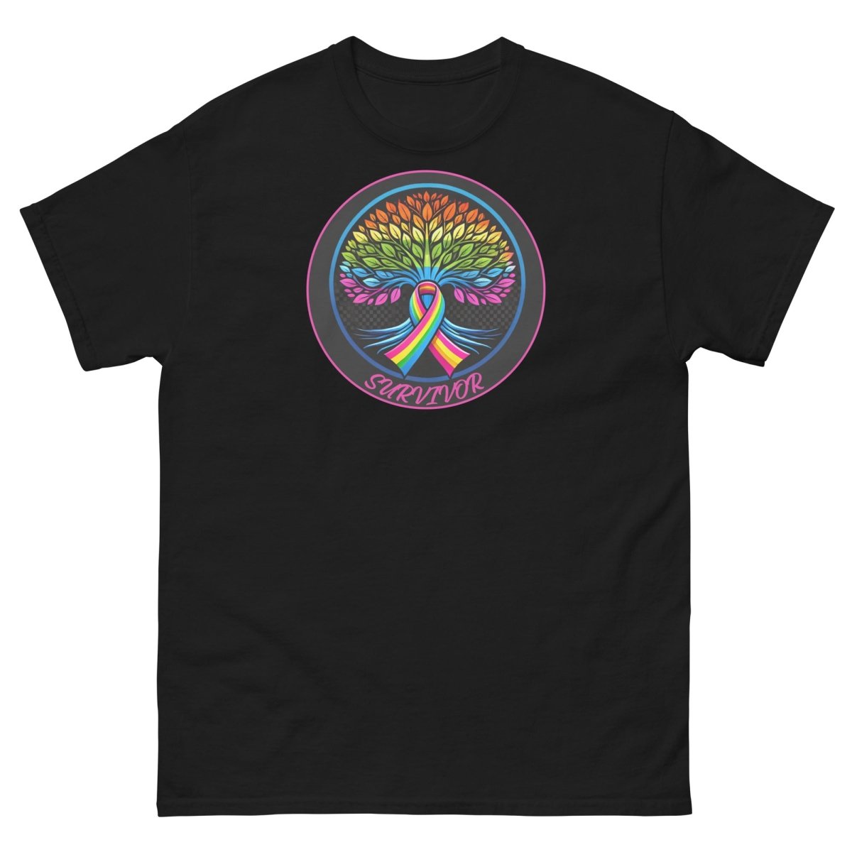 Rainbow Ribbon Tree of Life Tee - JohnVsGBMBlackS