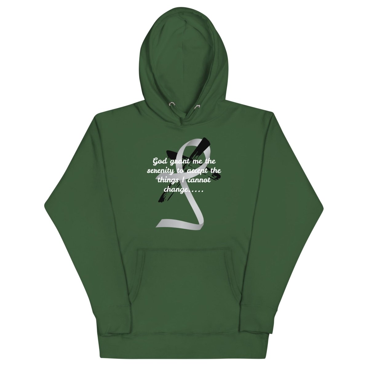 Serenity Prayer Hoodie - JohnVsGBMForest GreenS