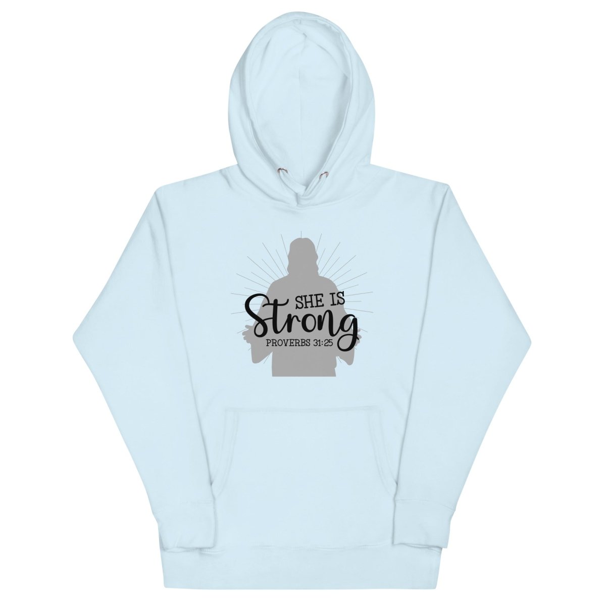 She is Strong Hoodie - JohnVsGBMSky BlueS