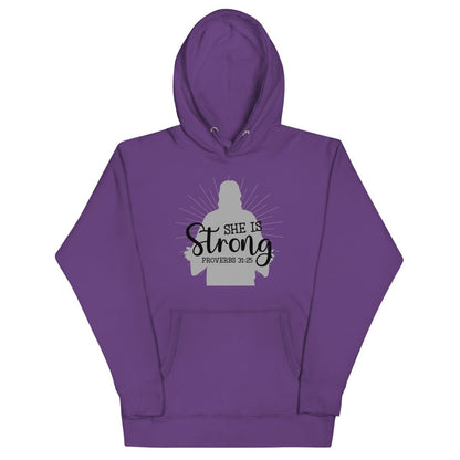 She is Strong Hoodie - JohnVsGBMPurpleS