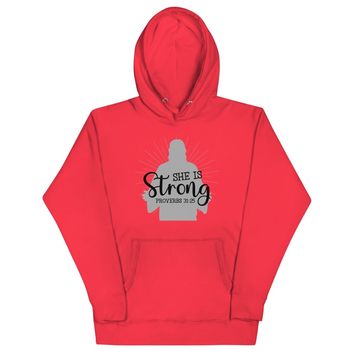 She is Strong Hoodie - JohnVsGBMTeam RedS