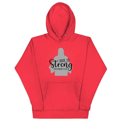 She is Strong Hoodie - JohnVsGBMTeam RedS