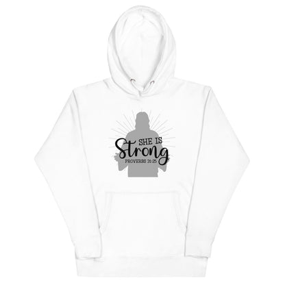 She is Strong Hoodie - JohnVsGBMWhiteS