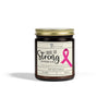 "She is Strong" Proverbs 31:25 Candle (Choose Ribbon Color) - JohnVsGBM9ozAmberCinnamon Chai