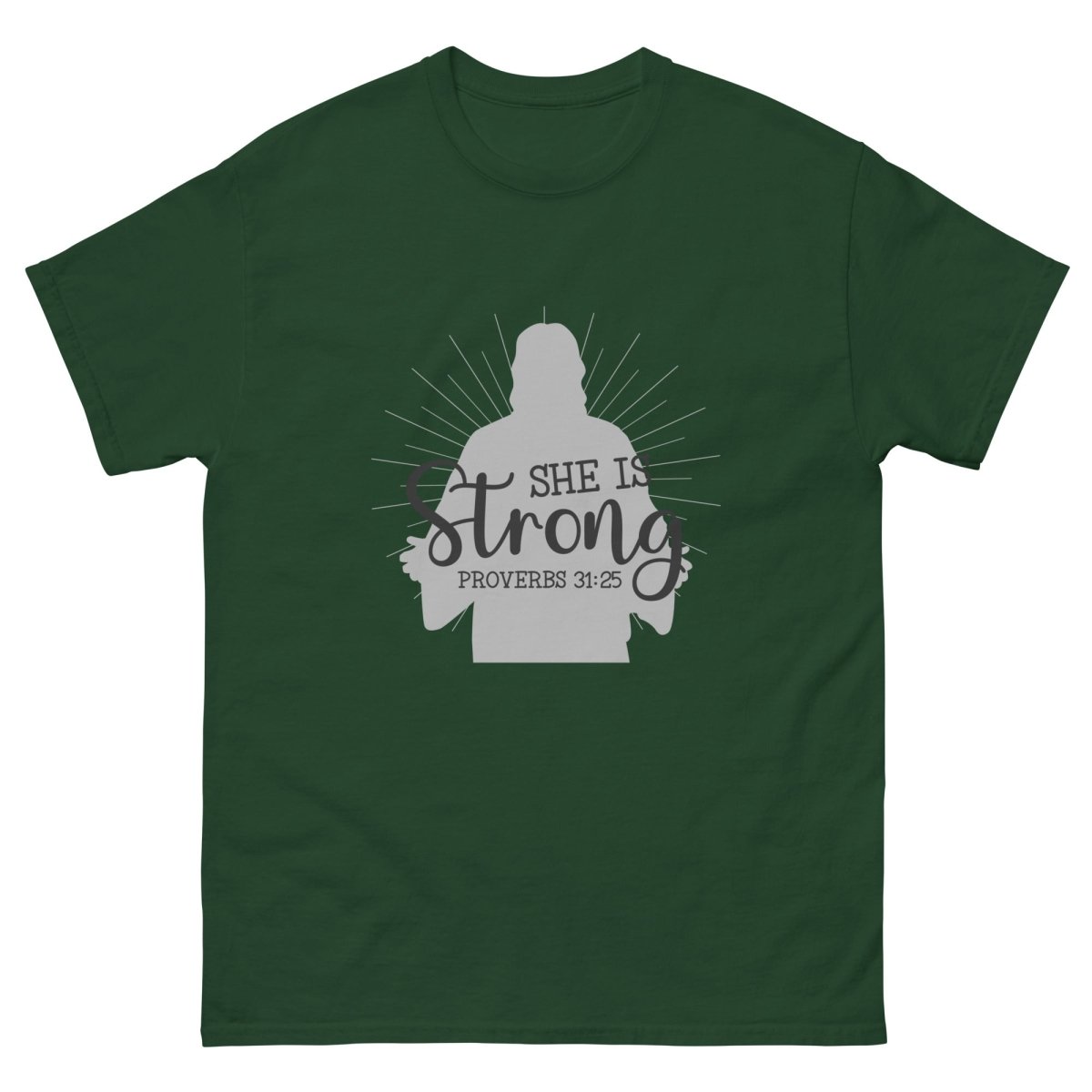 She is Strong Tee - JohnVsGBMForest GreenS