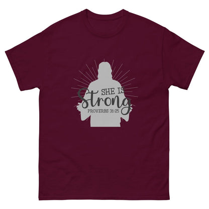 She is Strong Tee - JohnVsGBMMaroonS