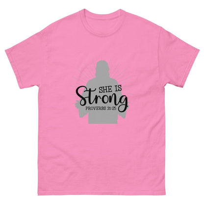 She is Strong Tee - JohnVsGBMAzaleaS