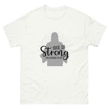 She is Strong Tee - JohnVsGBMWhiteS