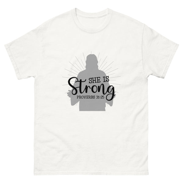 She is Strong Tee - JohnVsGBMWhiteS