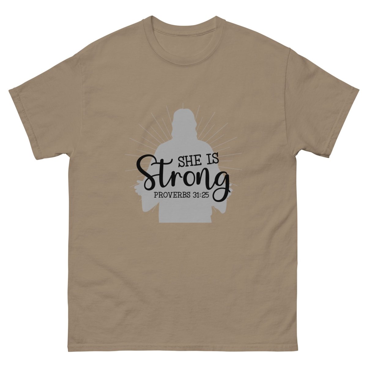 She is Strong Tee - JohnVsGBMBrown SavanaS