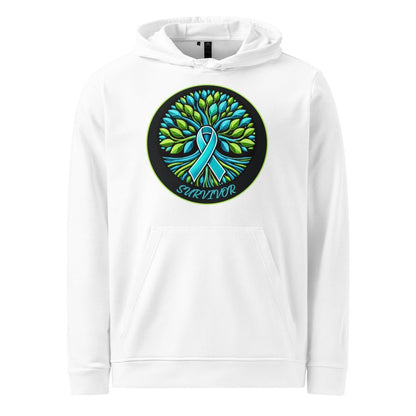 Solid Blue Tree of Life Adidas Hoodie - JohnVsGBMWhiteS