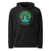 Solid Blue Tree of Life Adidas Hoodie - JohnVsGBMBlackS