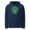 Solid Blue Tree of Life Adidas Hoodie - JohnVsGBMCollegiate NavyS