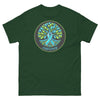 Solid Blue Tree of Life Tee - JohnVsGBMForest GreenS