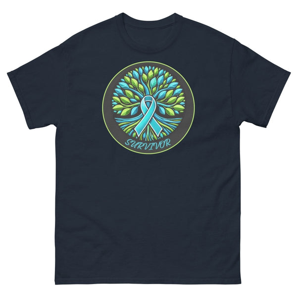 Solid Blue Tree of Life Tee - JohnVsGBMNavyS