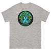 Solid Blue Tree of Life Tee - JohnVsGBMSport GreyS