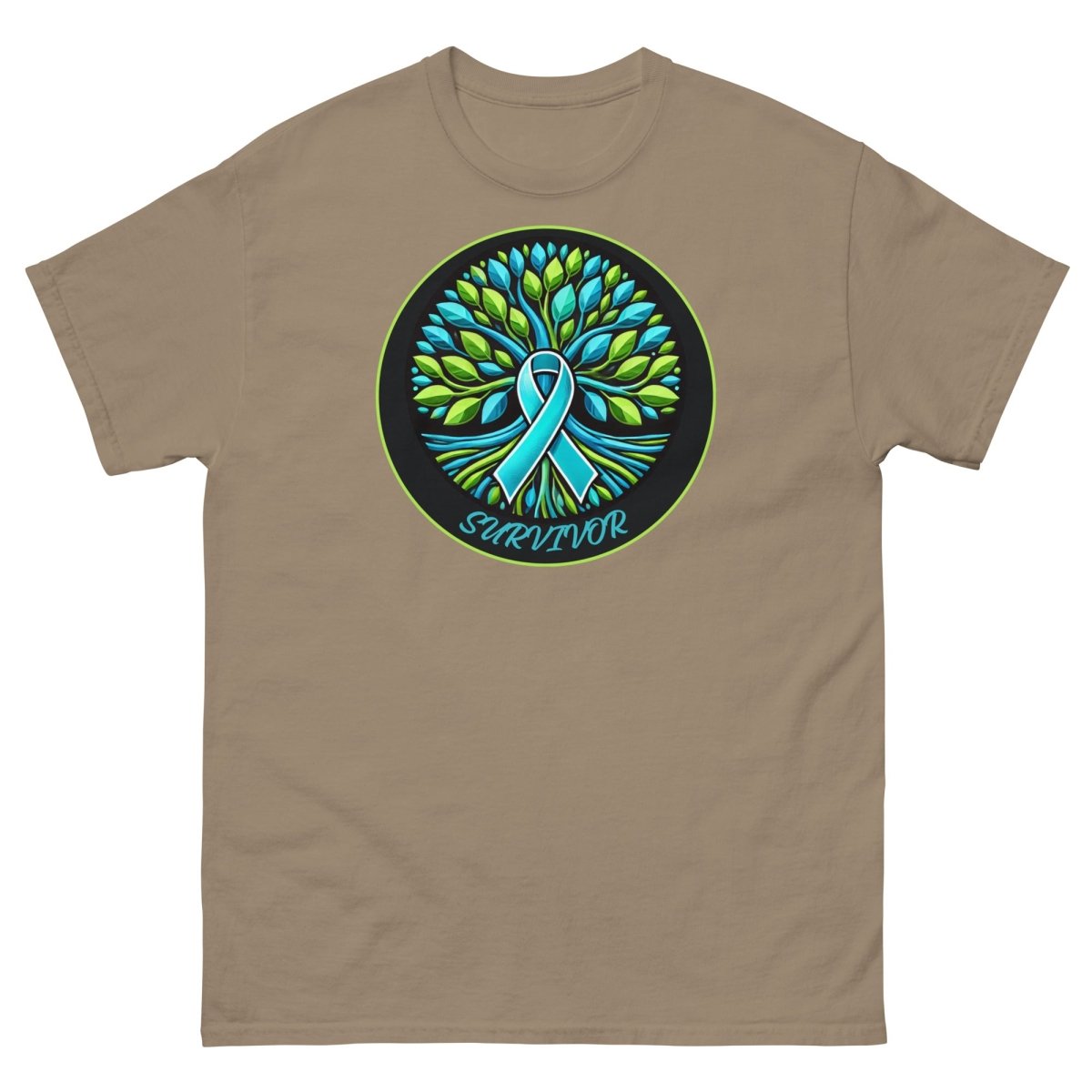 Solid Blue Tree of Life Tee - JohnVsGBMBrown SavanaS