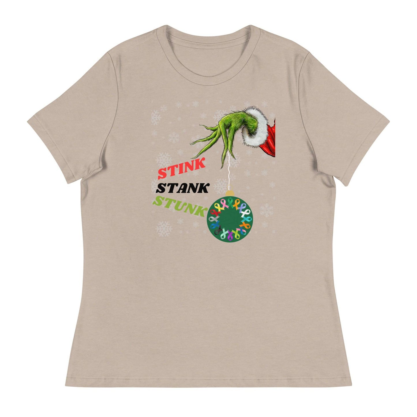 Stink Stank Stunk Cancer Awareness Womens Relaxed Tee - JohnVsGBMHeather StoneS