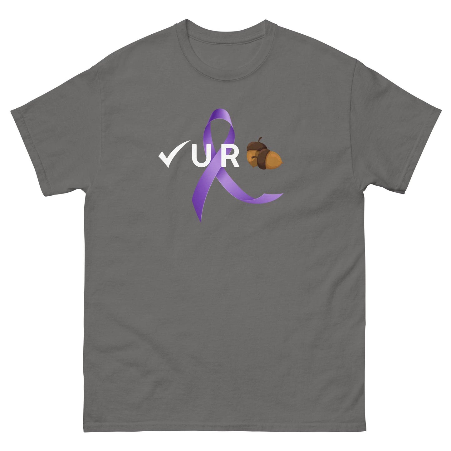 Testicular Cancer Awareness Mens Tee - JohnVsGBMCharcoalS