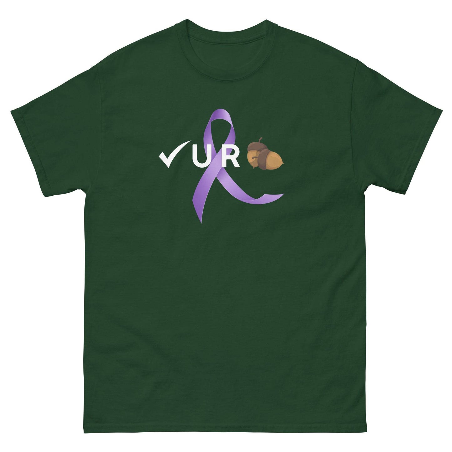 Testicular Cancer Awareness Mens Tee - JohnVsGBMForest GreenS