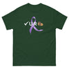 Testicular Cancer Awareness Mens Tee - JohnVsGBMForest GreenS