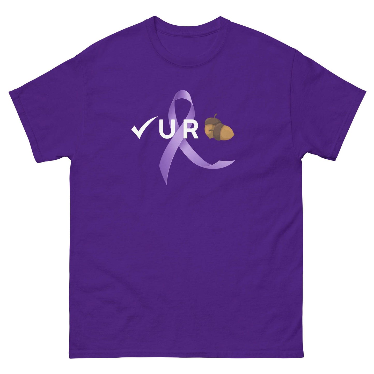 Testicular Cancer Awareness Mens Tee - JohnVsGBMPurpleS