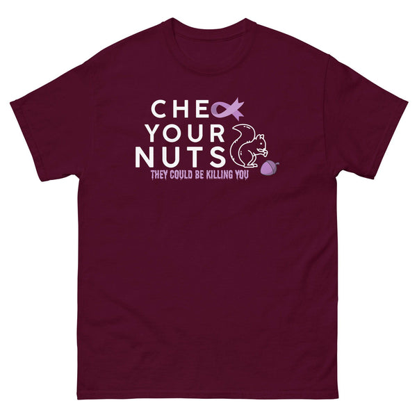 Testicular Cancer Awareness Mens Tee - JohnVsGBMMaroonS