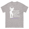 Testicular Cancer Golfer Tee - JohnVsGBMSport GreyS