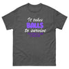 Testicular Cancer It Takes Balls Tee - JohnVsGBMDark HeatherS