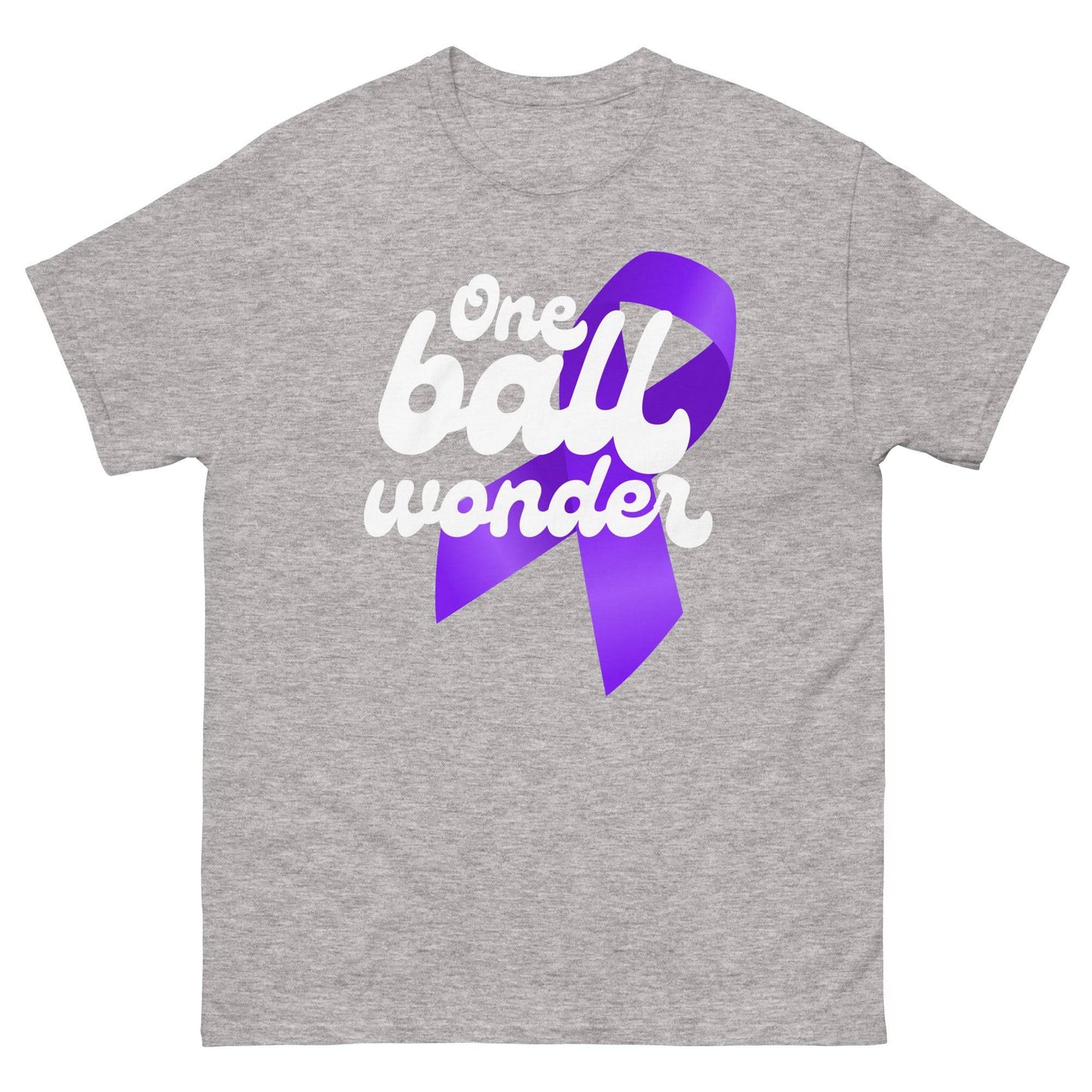 Testicular Cancer One Ball Wonder Tee - JohnVsGBMSport GreyS