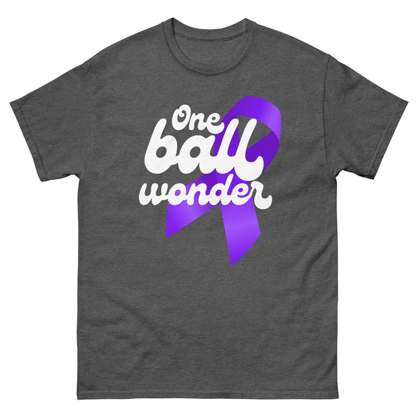 Testicular Cancer One Ball Wonder Tee - JohnVsGBMDark HeatherS